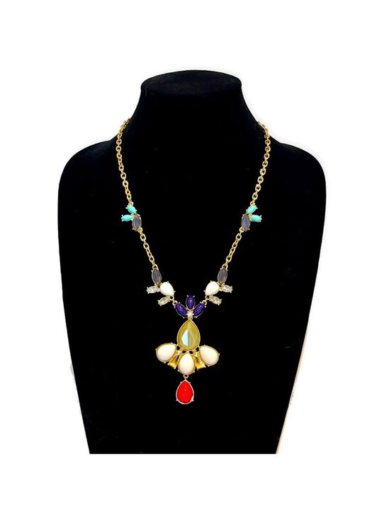 Neiman Marcus Jewelry - LEE ANGEL for NEIMAN MARCUS | Primary Color Pop Gold Statement Necklace | NWT